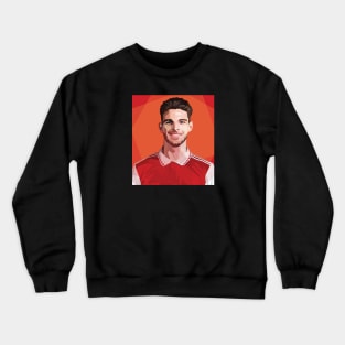 Declan Rice In Vector Art Crewneck Sweatshirt